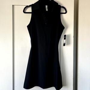 Nova Sport black racerback sporty tennis dress